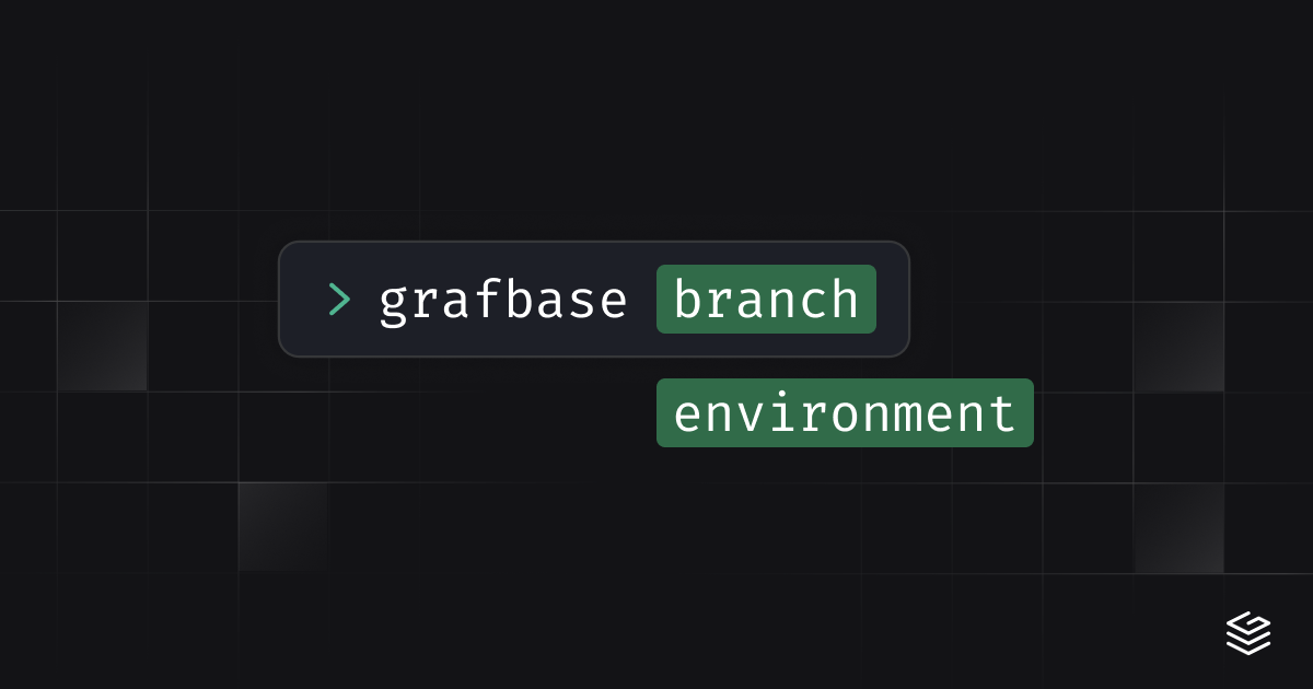 Graph management improvements to the Grafbase CLI