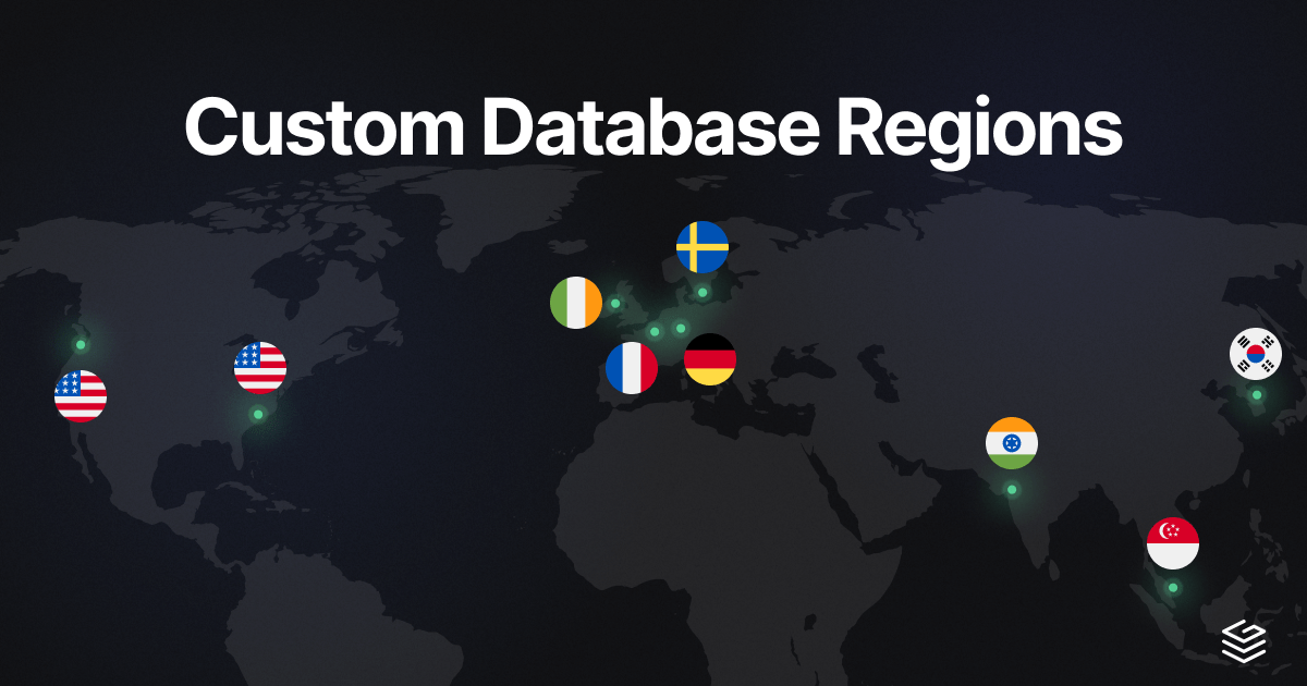 Introducing custom database regions