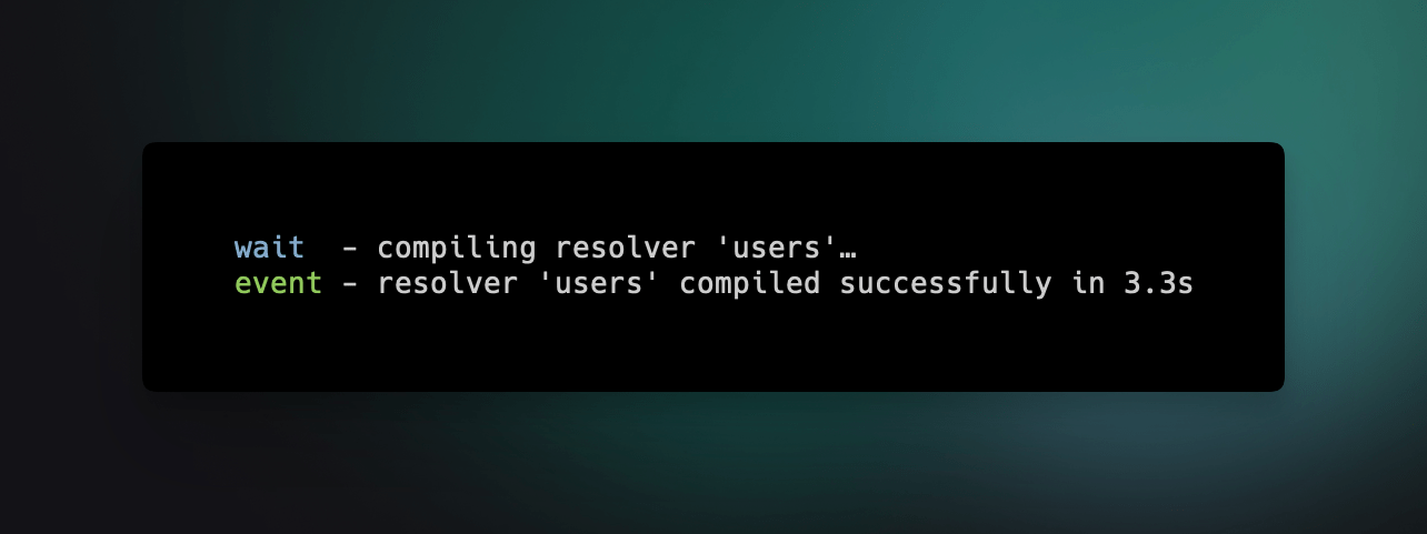 Compiling resolver