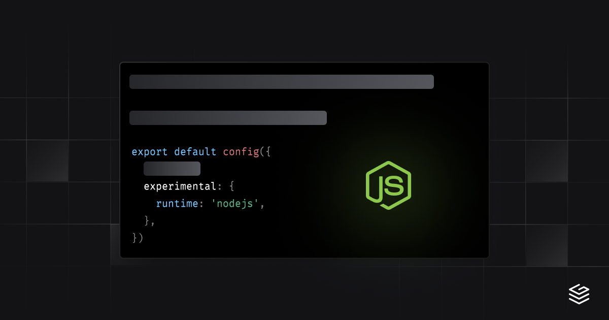 Introducing Node.js runtime support