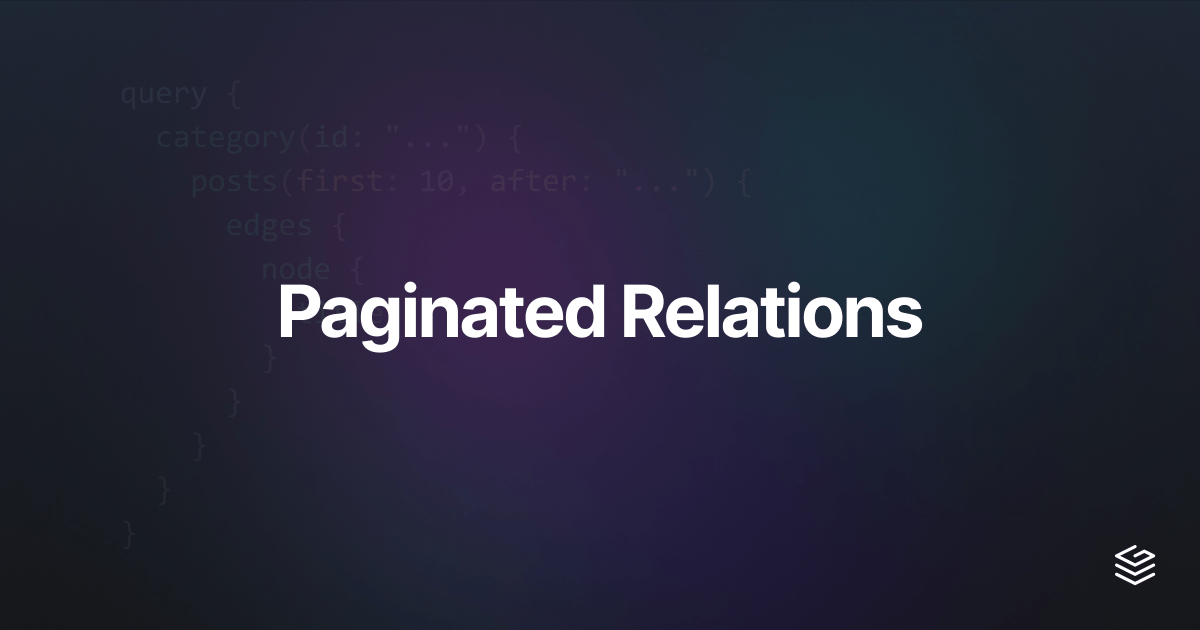 Paginated Relations