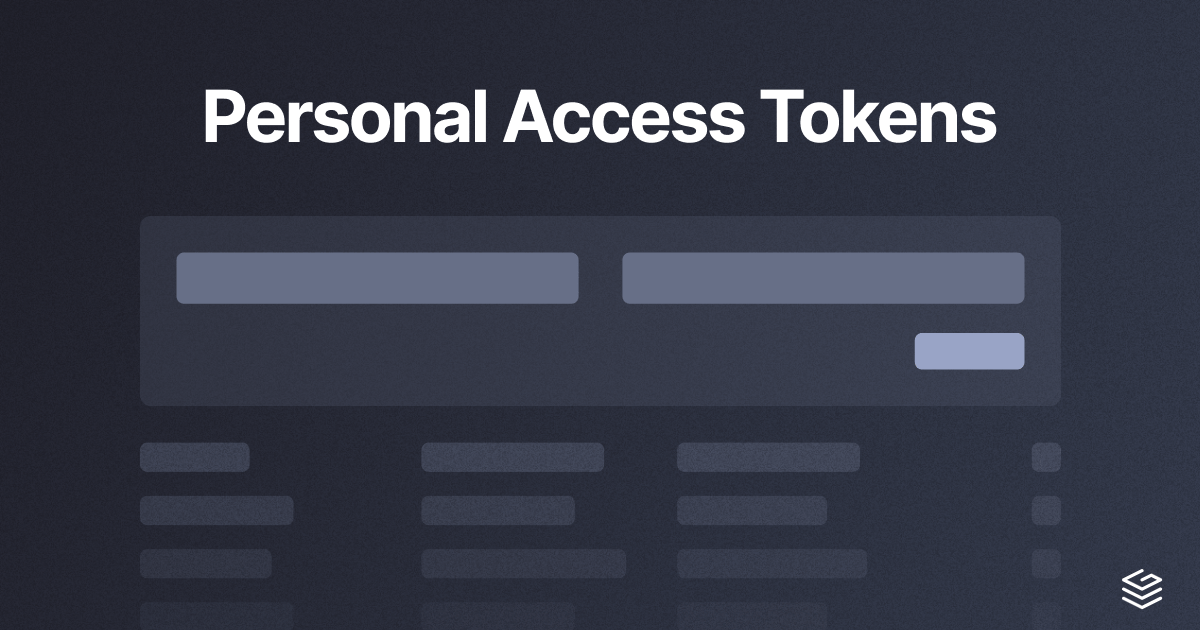 Personal Access Tokens