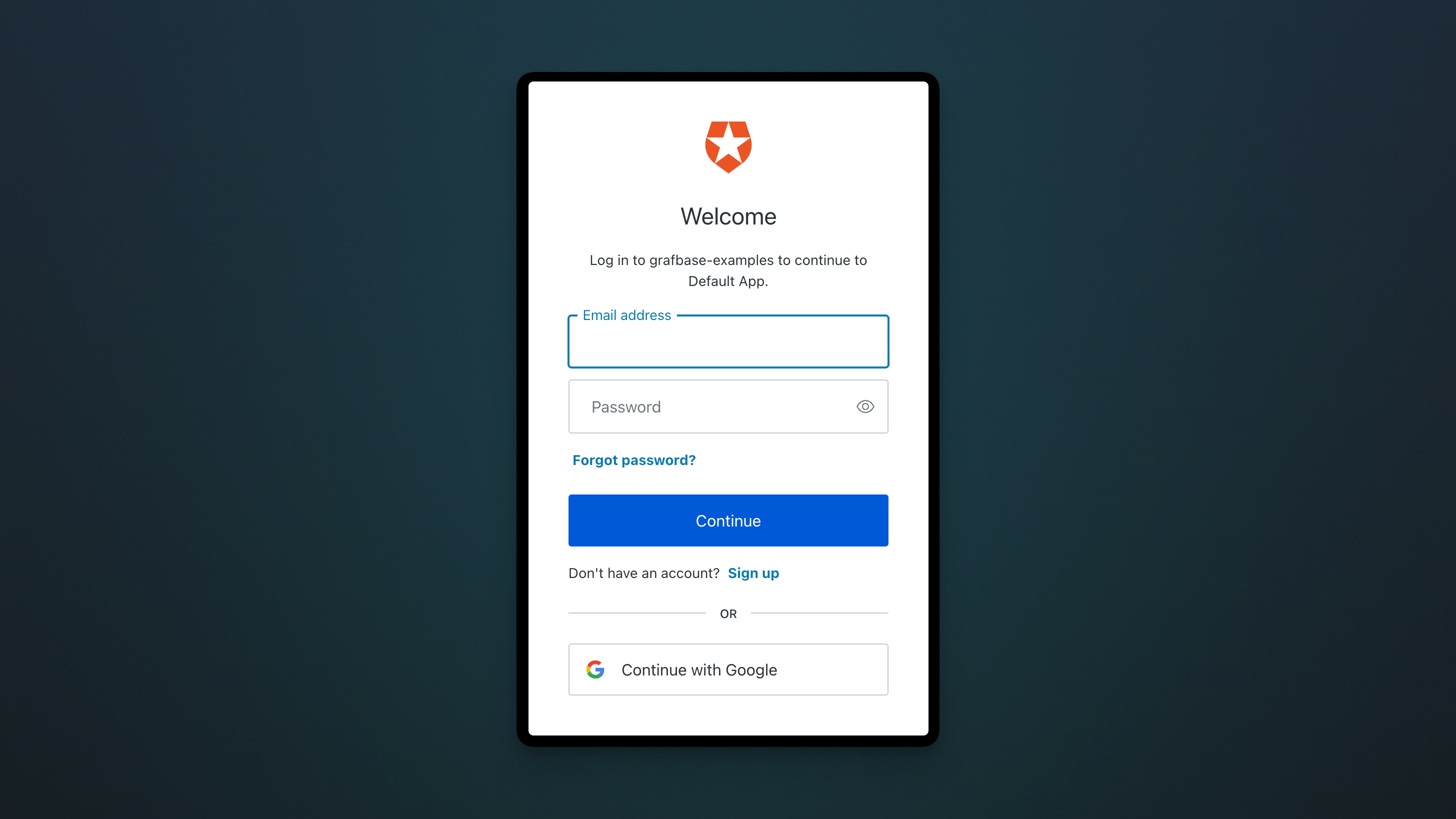 Create new Auth0 application